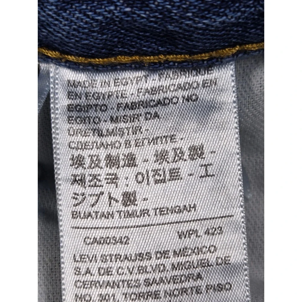 Levi's 501 Original Fit Jeans Mens 32x29 Blue Straight Leg Button Fly 00501-0193